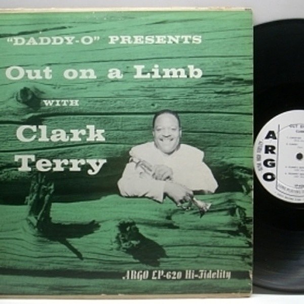 レコードメイン画像：白プロモ Orig MONO両溝 CLARK TERRY Out on a Limb / レア!!