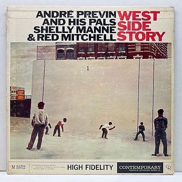 レコードメイン画像：良好!! MONO 深溝 USオリジナル ANDRE PREVIN West Side Story (Contemporary M3572) w/ RED MITCHELL, SHELLY MANNE ピアノトリオ 名盤