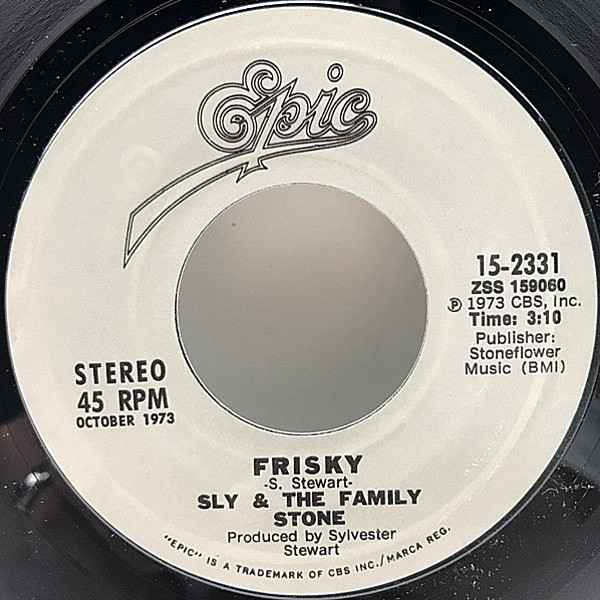 SLY & THE FAMILY STONE / If You Want Me To Stay / Frisky (7