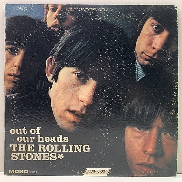 レコードメイン画像：激レア!美再生! USオリジナル MONO 初版マルーン【Unbox・Open Logo 】ROLLING STONES Out Of Our Heads (LONDON LL 3429) 米 初回モノラル