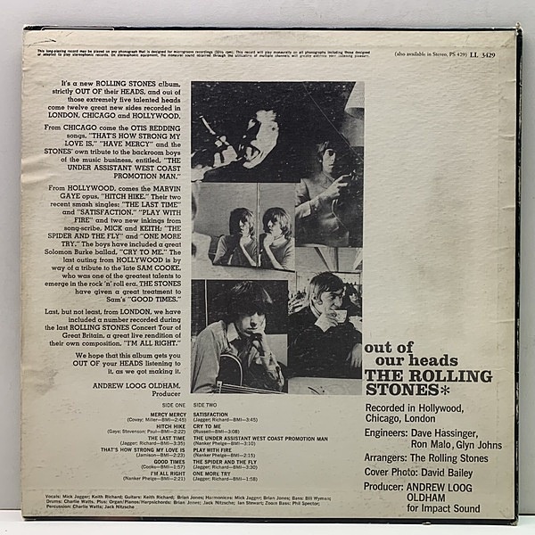 ROLLING STONES / Out Of Our Heads (LP) / LONDON | WAXPEND