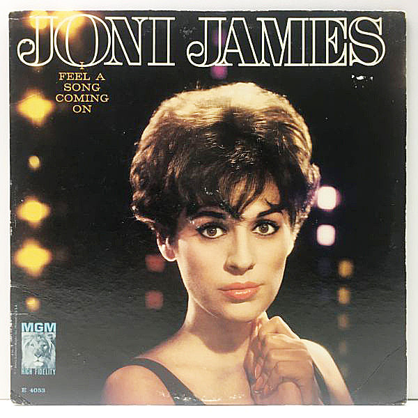 レコードメイン画像：美盤!! MONO USオリジナル JONI JAMES I Feel A Song Coming On ('62 MGM) After Hoursと並ぶ最もジャジーな永年の人気盤 モノラル 初回 Lp