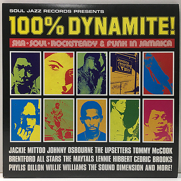 レコードメイン画像：【最高のジャマイカン・クラシック満載】美品 2Lp アナログ 100% Dynamite Ska Soul Rocksteady & Funk In Jamaica | Johnny Osbourne ほか