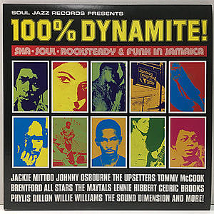 レコード画像：VARIOUS / 100% Dynamite! Ska Soul Rocksteady & Funk In Jamaica
