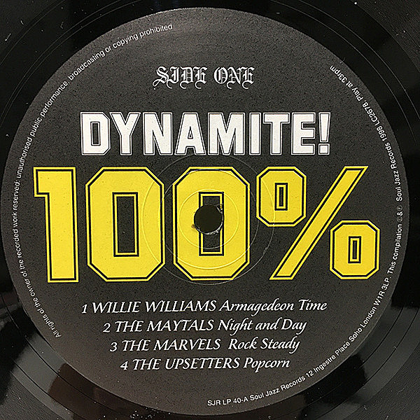 VARIOUS / 100% Dynamite! Ska Soul Rocksteady & Funk In