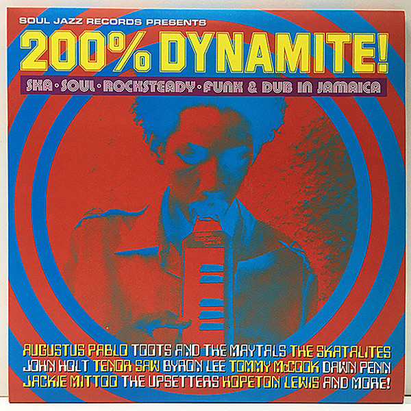 レコードメイン画像：【SKATALITES／Herb Man Dub ほか 最高のジャマイカン・クラシック満載】美品 2Lp アナログ 200% Dynamite! AUGUSTUS PABLO, JACKIE MITTOO