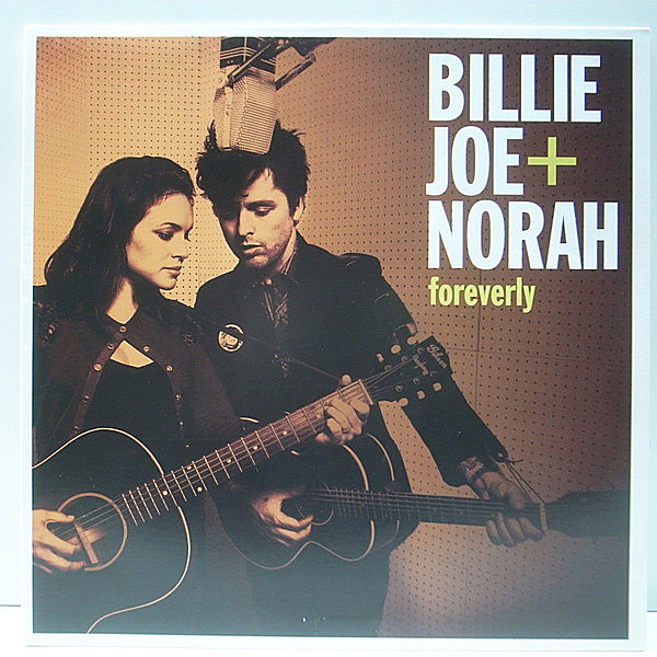 レコードメイン画像：レアなアナログ!! 美品 USオリジナル BILLIE JOE & NORAH JONES Foreverly (Reprise 540939-1) ノラ・ジョーンズ Green Day コラボ LP