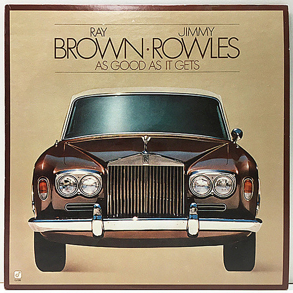 レコードメイン画像：【ブラウン＆ロウルズのデュオ初作】美品 RAY BROWN & JIMMY ROWLES As Good As It Gets ('78 Concord Jazz) 味わい深い粋なインタープレイ