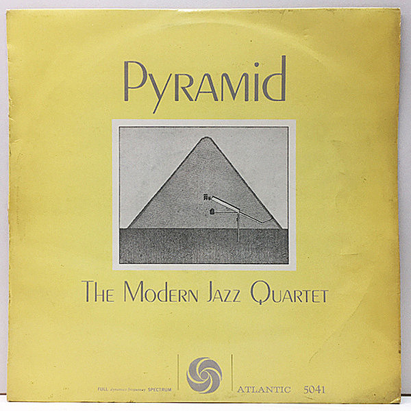 レコードメイン画像：日ペラ MONO 深溝 初回ブルズアイ MODERN JAZZ QUARTET Pyramid『モダン・ジャズ四重奏団 ピラミッド』 国内 初版 モノラル Lp