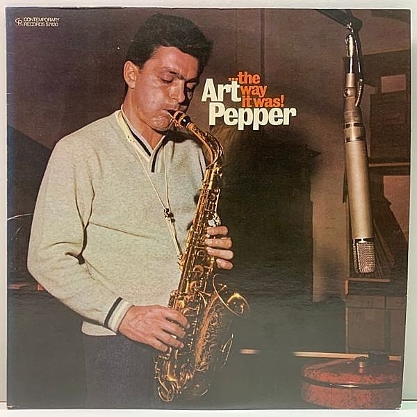 レコードメイン画像：【初期アート・ペッパーの未発表曲集】美盤!! S規格 USオリジナル ART PEPPER The Way It Was (Contemporary S7630) w./WARNE MARSH ほか