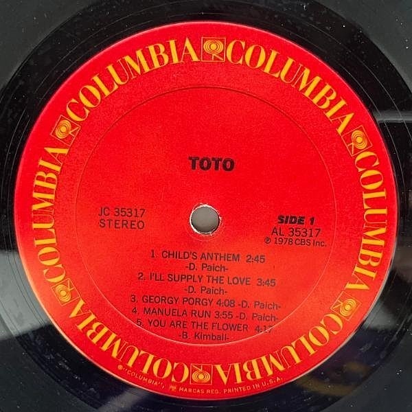 TOTO / Same (LP) / Columbia | WAXPEND RECORDS