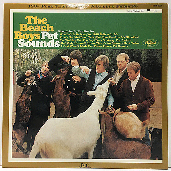 レコードメイン画像：極美品 [限定ナンバリング入り] MONO 米 AUDIOPHILE 高音質 BEACH BOYS Pet Sounds (DCC Compact Classics) LTD. Numbered 180g アナログ