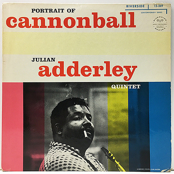 レコードメイン画像：【Somethin' Elseと同年録音のRiverside第1弾】MONO 深溝 CANNONBALL ADDERLEY Portrait Of ～ (RLP 12-269) Bill Evans, Blue Mitchell