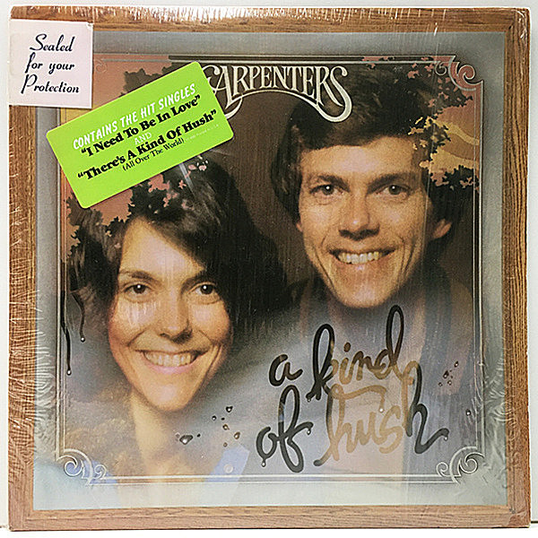 レコードメイン画像：美シュリンク＋ハイプステッカー!! USオリジナル CARPENTERS A Kind Of Hush ('76 A&M) 見つめあう恋、青春の輝き 初版 内装ロゴジャケ