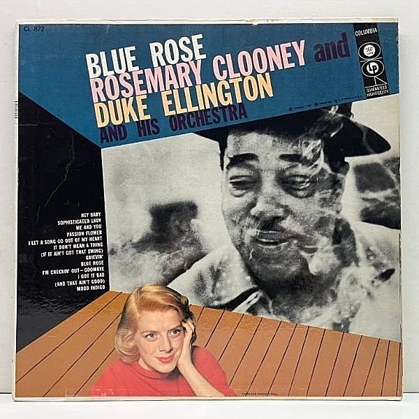 レコードメイン画像：良再生!! MONO 初版 6eye 深溝 USオリジナル ROSEMARY CLOONEY & DUKE ELLINGTON Blue Rose ('56 Columbia) ローズマリー・クルーニー LP