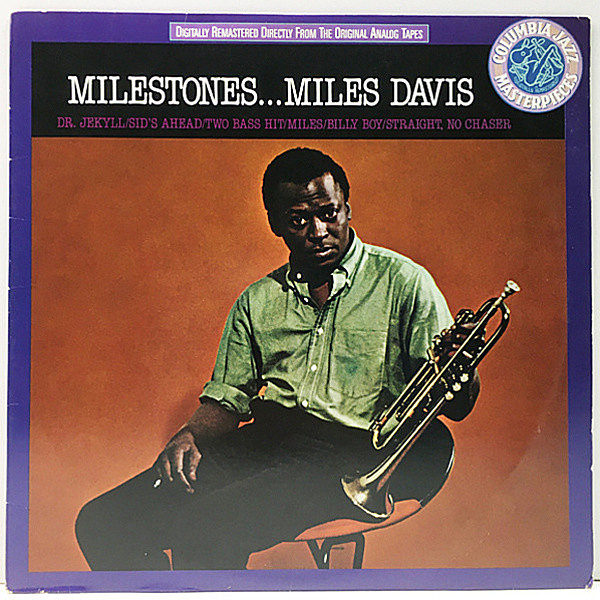 レコードメイン画像：良好!! Lp 米プレス MILES DAVIS Milestones (Columbia) USリイシュー John Coltrane, Cannonball Adderley, Red Garland, Paul Chamber