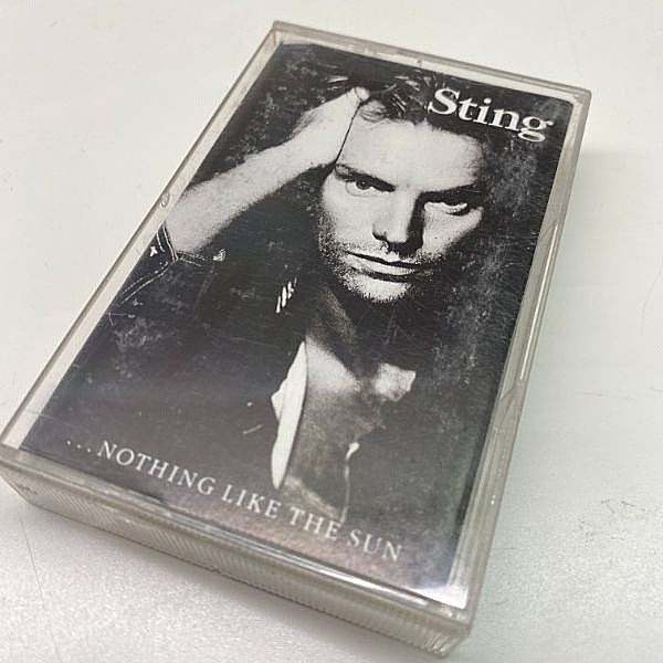 レコードメイン画像：US製 CASSETTE TAPE／テープ STING Nothing Like The Sun ('87 A&M) スティング 名曲 Englishman In New York ほか カセット