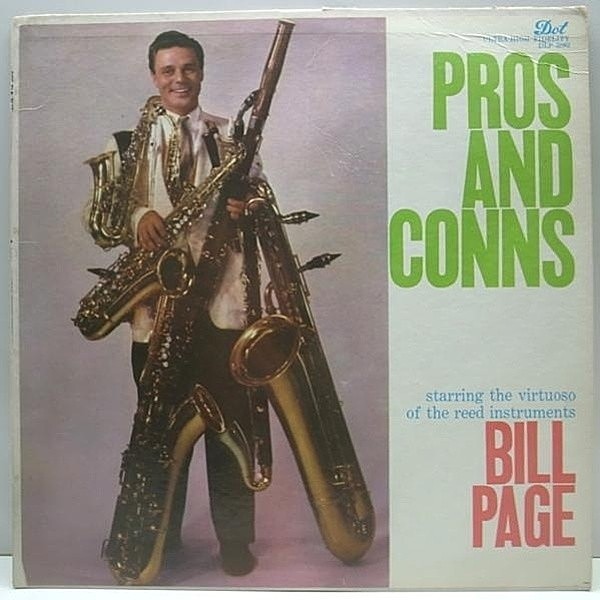 レコードメイン画像：美再生!良品! Dot Orig. MONO両溝 / BILL PAGE Pros And Conns