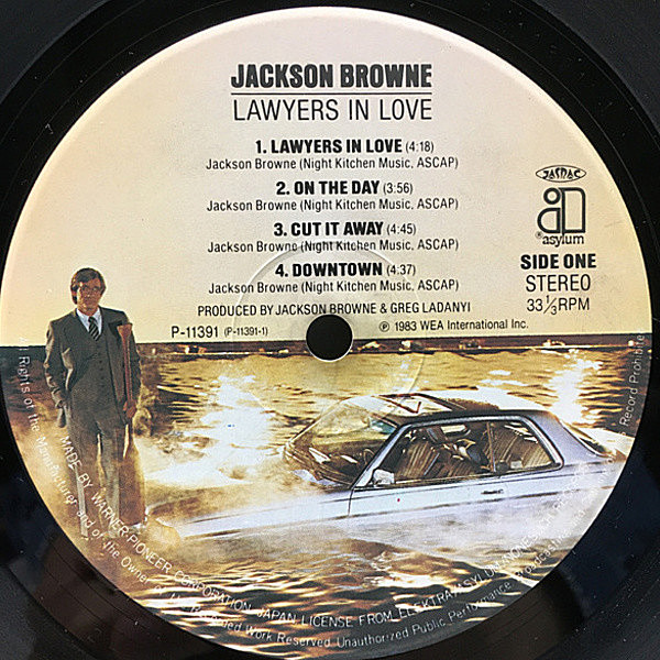 JACKSON BROWNE / Lawyers In Love (LP) / Asylum | WAXPEND RECORDS