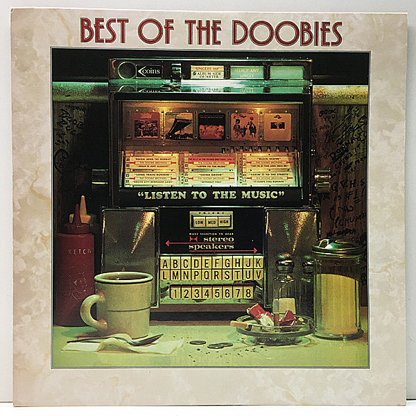 レコードメイン画像：美品!! DOOBIE BROTHERS Best Of The ～『ベスト・オブ・ザ・ドゥービーズ』'76年 国内 初版 (Warner P-10263W) Long Train Runnin ほか