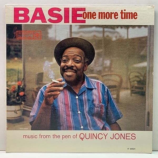 レコードメイン画像：良好!! MONO 1stマルチバー 深溝 USオリジナル COUNT BASIE One More Time ('59 Roulette) Pen of QUINCY JONES 名盤 LP 米 初回 モノラル