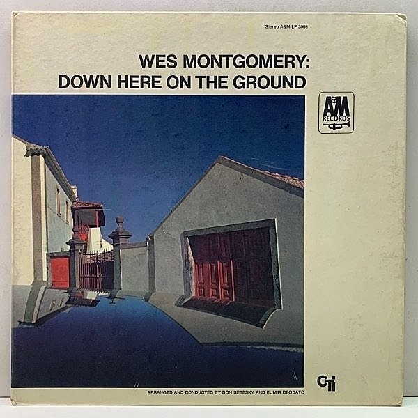 レコードメイン画像：良好!! VANGELDER刻印 コーティング仕様 USオリジナル WES MONTGOMERY Down Here On The Ground ('68 A&M) w/ Herbie Hancock ほか