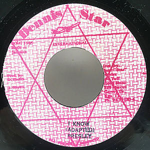 レコード画像：PRESLEY / I Know (adapted)