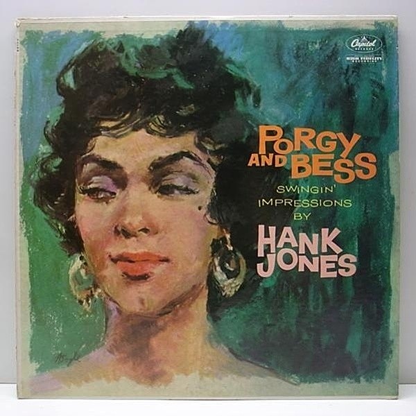 レコードメイン画像：美盤!! MONO 初版 縦線 左ロゴ 虹ツヤ USオリジナル HANK JONES Porgy And Bess ('59 Capitol) Kenny Burrell, Milt Hinton, Elvin Jones