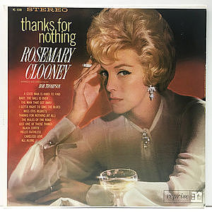 レコード画像：ROSEMARY CLOONEY / Thanks For Nothing