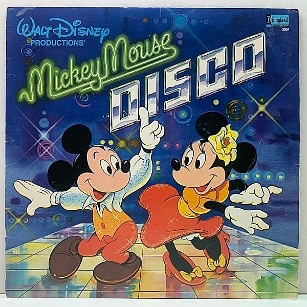 レコードメイン画像：【ディズニーの名曲をディスコ・アレンジした企画もの】MICKEY MOUSE DISCO ファンキーな It's A Small World 好ヴァージョン ほか