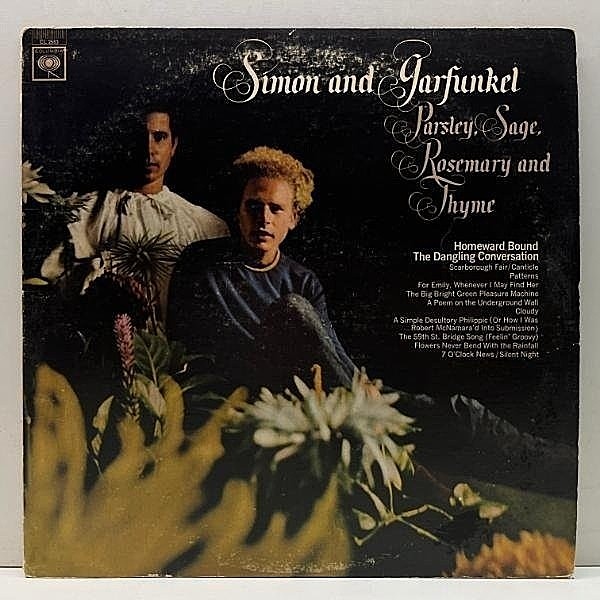 レコードメイン画像：USオリジナル MONO 初版 白抜き 360 2eyeラベ SIMON & GARFUNKEL Parsley, Sage, Rosemary And Thyme ('66 Columbia) 初回 モノラル LP