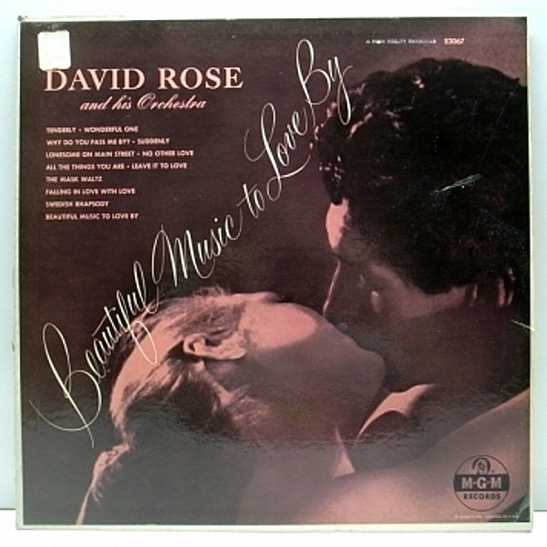 レコードメイン画像：良盤!! MONO両溝 MGM Orig. DAVID ROSE Beautiful Music to Love