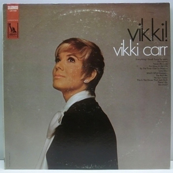レコードメイン画像：USオリジナル 初版 虹ラベル VIKKI CARR Vikki! ('68 Liberty) 歌姫ヴィッキー・カー 米 初回プレス LP 特価