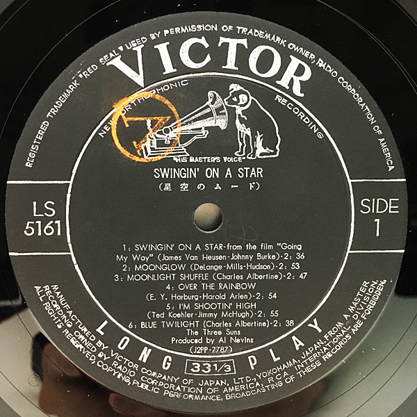 THREE SUNS / Swingin' On A Star (LP) / Victor | WAXPEND RECORDS