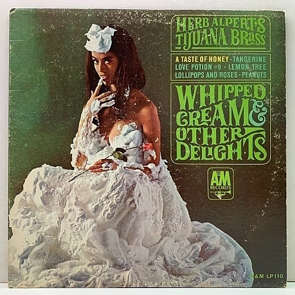 レコードメイン画像：MONO R無し USオリジナル HERB ALPERT & Tijuana Brass Whipped Cream (A&M LP-4110) 米モノラル オールナイトニッポン Bittersweet Samba