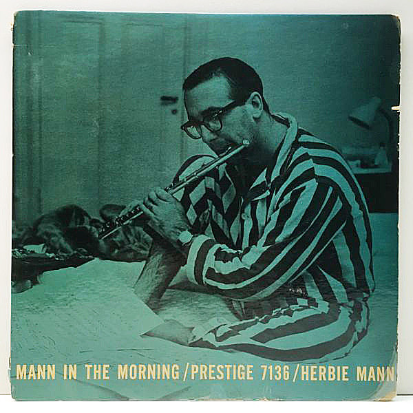 レコードメイン画像：《Ake Persson, Arne Domnerus》NYC & NJラベル MONO 深溝 HERBIE MANN Mann In The Morning (Prestige 7136) スウェーデン録音