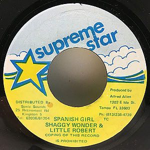 レコード画像：SHAGGY WONDER / LITTLE ROBERT / Spanish Girl