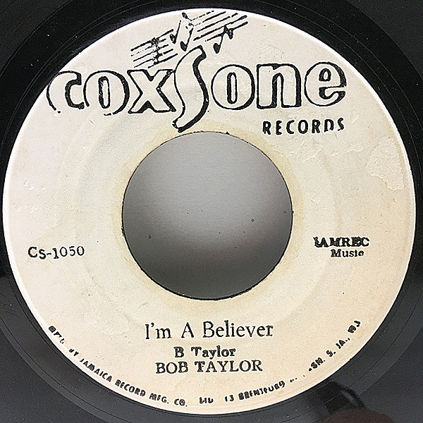 レコードメイン画像：【ALTON ELLIS／Knocking At My Doorの痺れるインスト・テイク】BOB TAYLOR I'm A Believer／SOUND DIMENSIONS Walking Through The Door