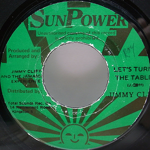 レコードメイン画像：レア JAMAICA Orig. JIMMY CLIFF Let's Turn The Table & Dub