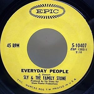 レコード画像：SLY & THE FAMILY STONE / Everyday People / Sing A Simple