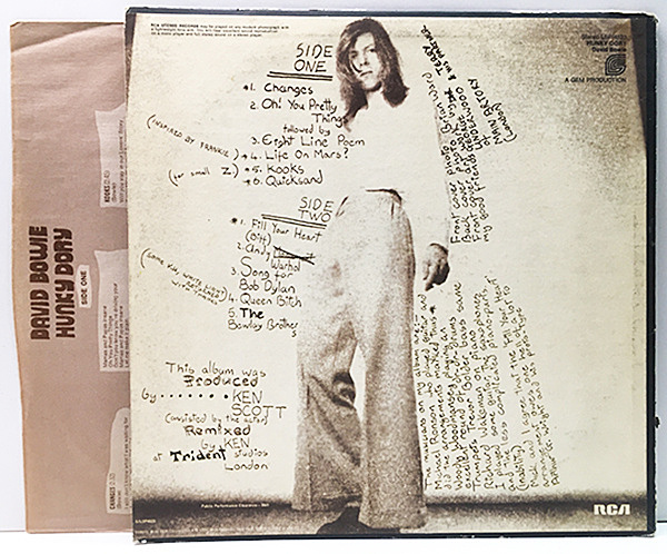 逸品】 David Bowie – Hunky Dory アナログレコード LP