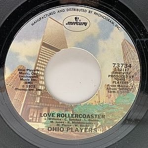 レコード画像：OHIO PLAYERS / Love Rollercoaster / It's All Over