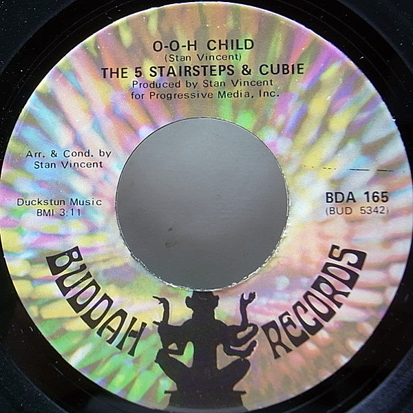 レコードメイン画像：7 USオリジナル 5 STAIRSTEPS O-o-h Child / Who Do You Belong To ('70 Buddah) FREE SOUL CLASSIC 大名曲!!
