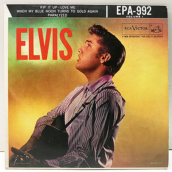 レコードメイン画像：入手難!良好! 初版 1Sマト USオリジナル ELVIS PRESLEY Volume 1 (RCA Victor EPA-992) エルヴィス・プレスリー 4曲入り 7'' Ep 激レア