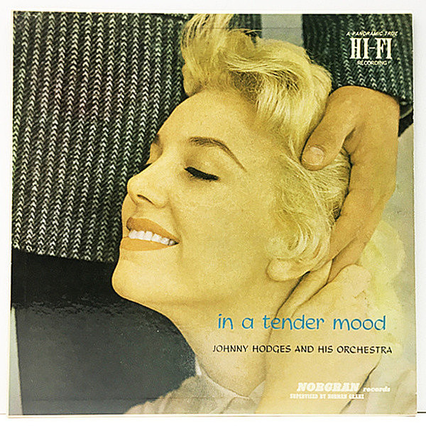 レコードメイン画像：準美品!! MONO 米 Norgran 深溝 JOHNNY HODGES In A Tender Mood (MG N-1059) Flip Phillips, Lawrence Brown, Leroy Lovett, Ray Brown