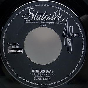 【レコード】　希少盤　Small faces / サイケデリックパーク Small Faces – サイケデリック・パーク = Itchycoo Park – Vinyl