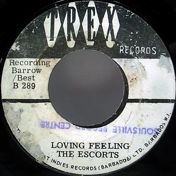 レコードメイン画像：バルバドス産 45 ESCORTS Sixpence / Loving Feeling カリビアン