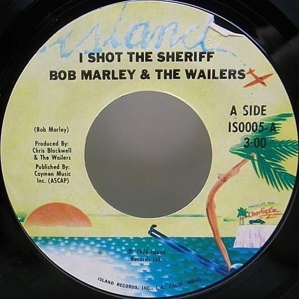 レコードメイン画像：名曲 BOB MARLEY & THE WAILERS I Shot The Sheriff 7インチ 45