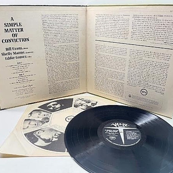 レコード　USオリジナル　bill evans a simple matter Bill Evans, Shelly Manne, Eddie Gomez – A Simple Matter Of