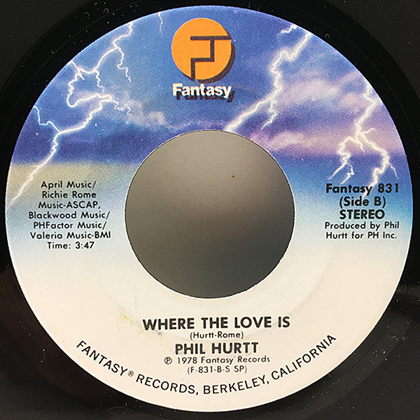 PHIL HURTT / Giving It Back / Where The Love Is (7